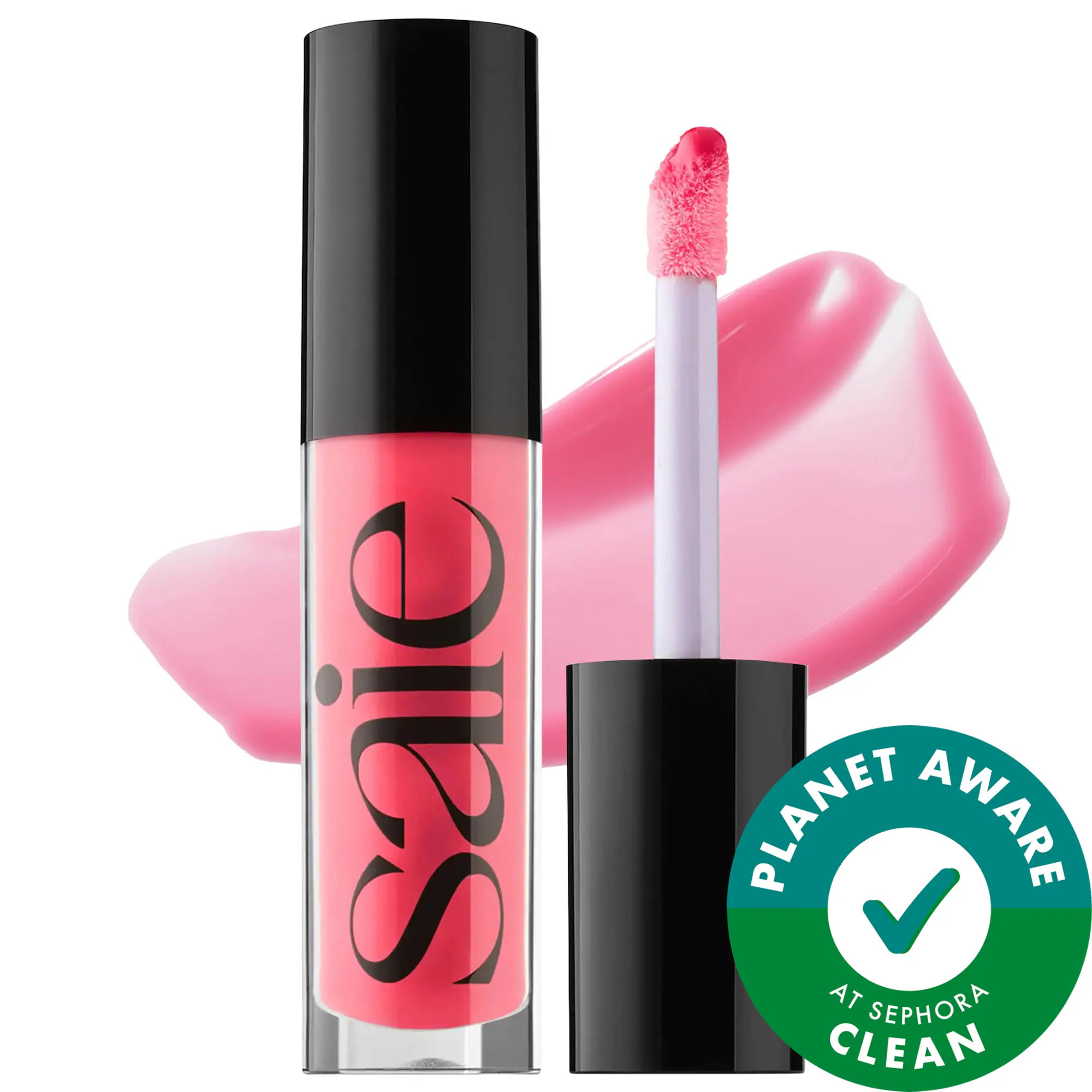 Saie Glossybounce High-Shine Hydrating Lip Gloss Oil Play 0.17 oz/5 mL | Sephora (US)