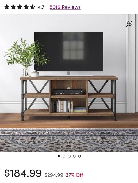 modern farmhouse rustic TV stand from Wayfair on sale! we have this in our living room and it’s held up nicely for the last 4 years! 

#LTKhome #LTKsalealert #LTKfamily