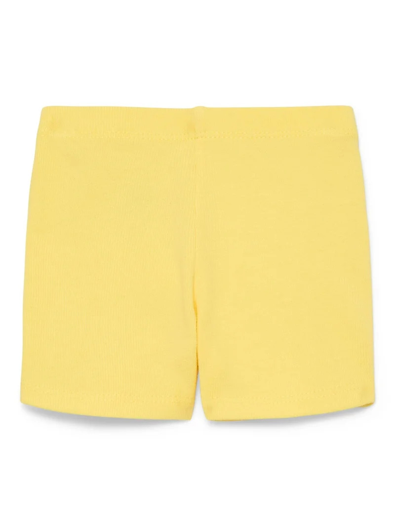 Wonder Nation Baby Girl Bike Shorts, Sizes 0-24 Months | Walmart (US)