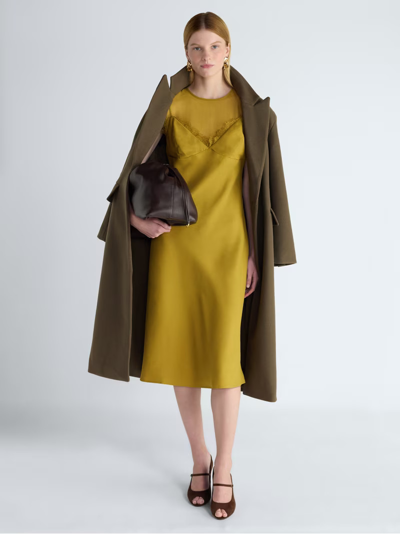 Scoop Women's and Women's Plus Mix Media Midi Dress, Sizes XS-4X | Walmart (US)