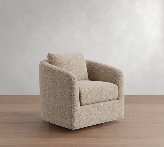 Remmy Swivel Chair | Pottery Barn (US)