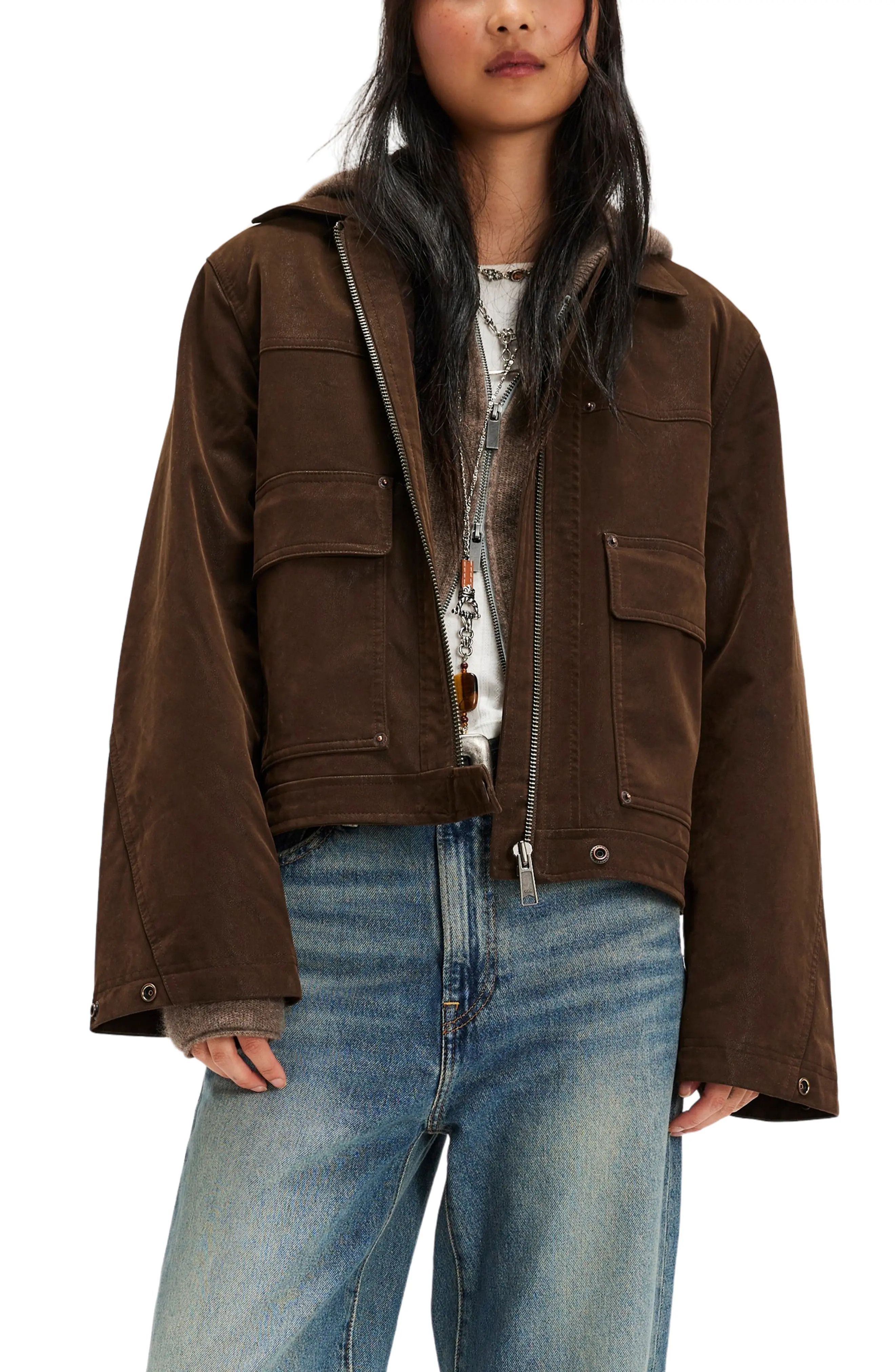 Free People We The Free Blair Faux Suede Jacket (Women) | Nordstrom | Nordstrom