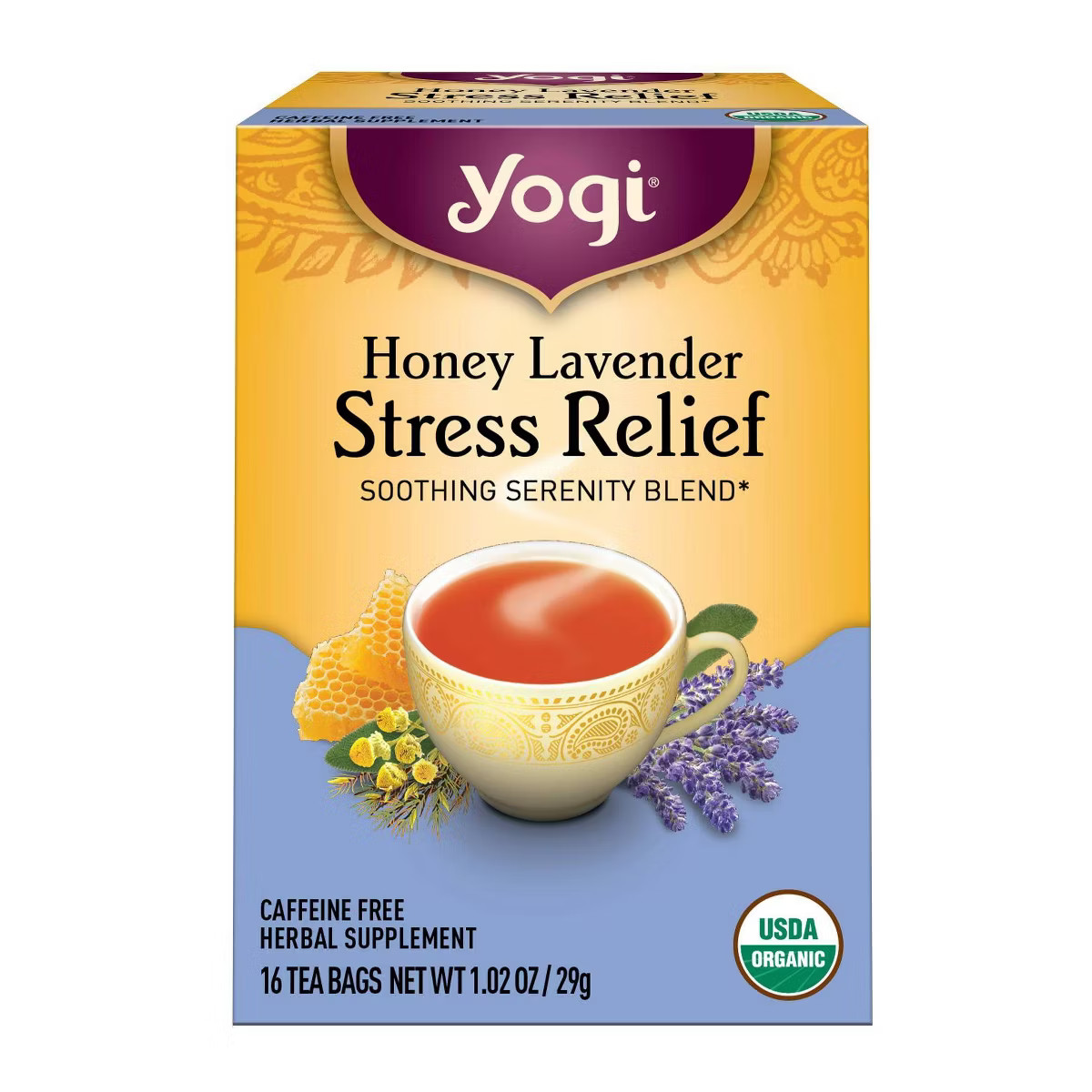 Yogi Tea - Honey Lavender Stress Relief Tea - 16ct | Target