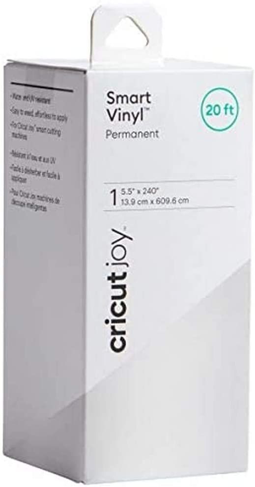 Cricut Joy Smart Vinyl - Permanent - Bulk Roll - 5.5" x 240", Adhesive Decal Sheets - White,20073... | Amazon (US)