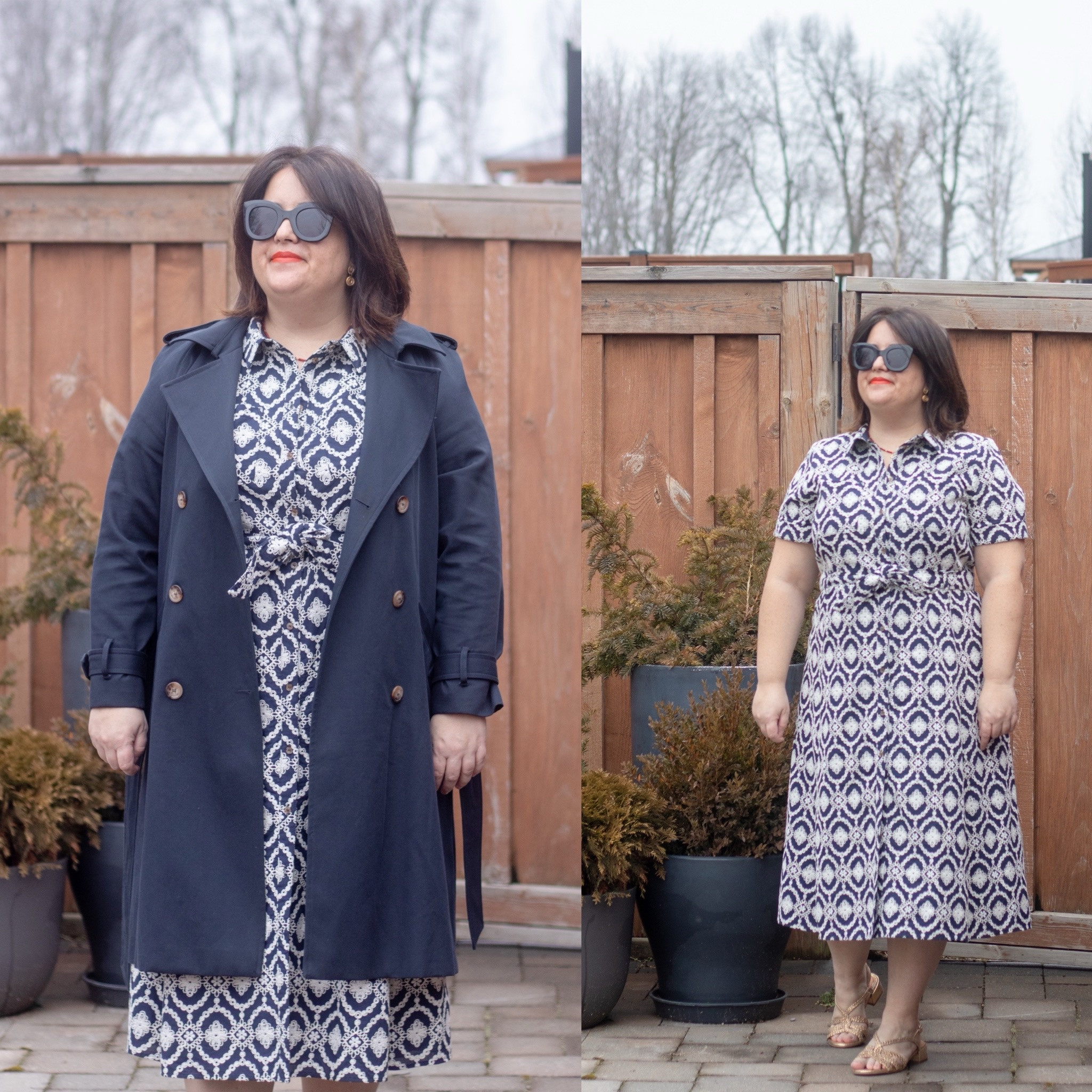 This dress 😍 I am so glad I grabbed it as I know it will be on repeat when the weather is more consistently warm. Full Sezane outfit as the trench and sandals are also Sezane. 

#LTKmidsize #LTKover40 #LTKstyletip