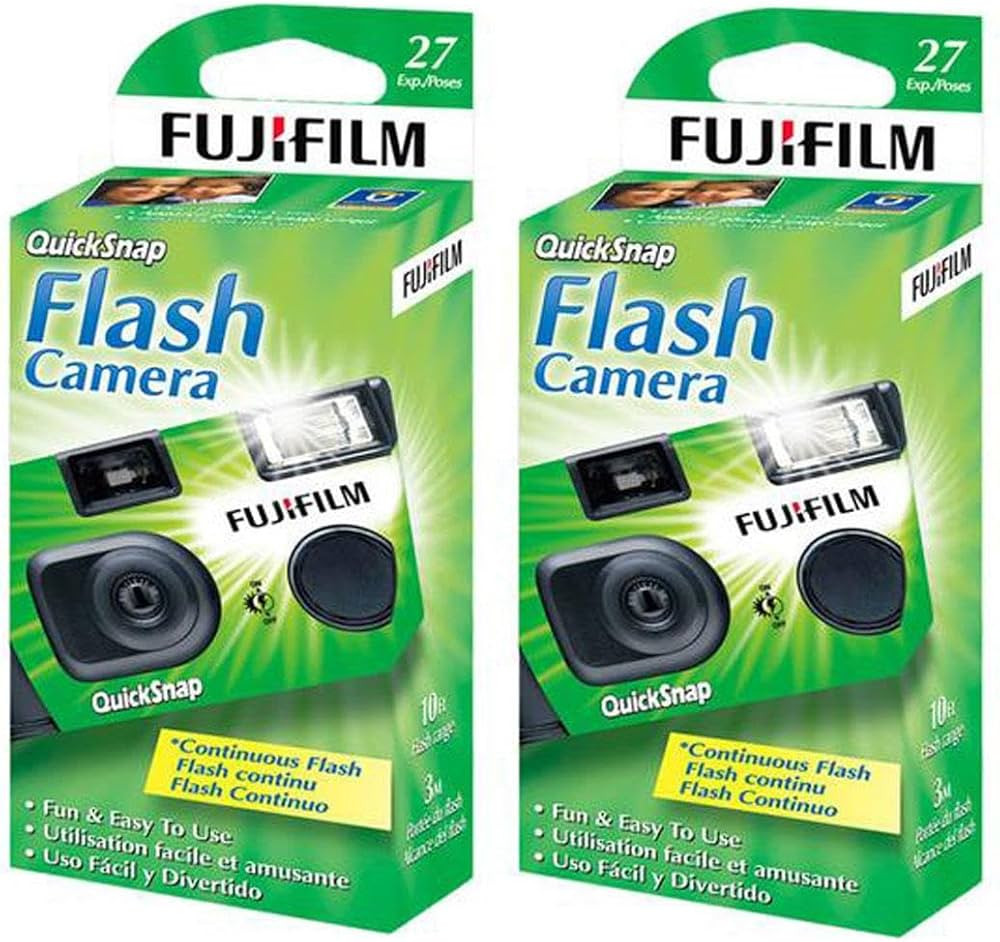 Fujifilm QuickSnap Flash 400 One-Time-Use Camera - 2 Pack | Amazon (US)
