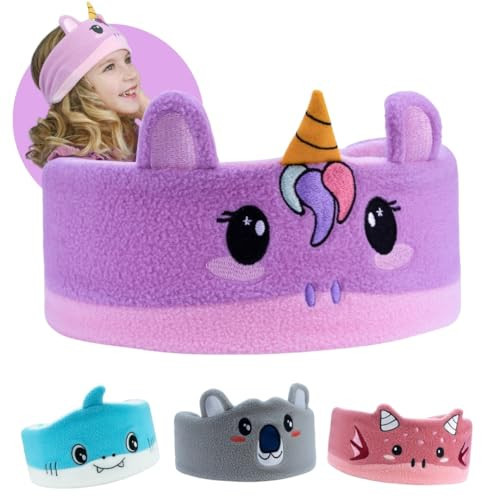 Bandou - Original Toddler & Kids Headphones - Bluetooth Wireless & Wired Headband - Comfortable Fit - Safe Volume Limited - Adjustable for Travel, Learning, and Sleep (Sparkle The Unicorn) | Amazon (US)