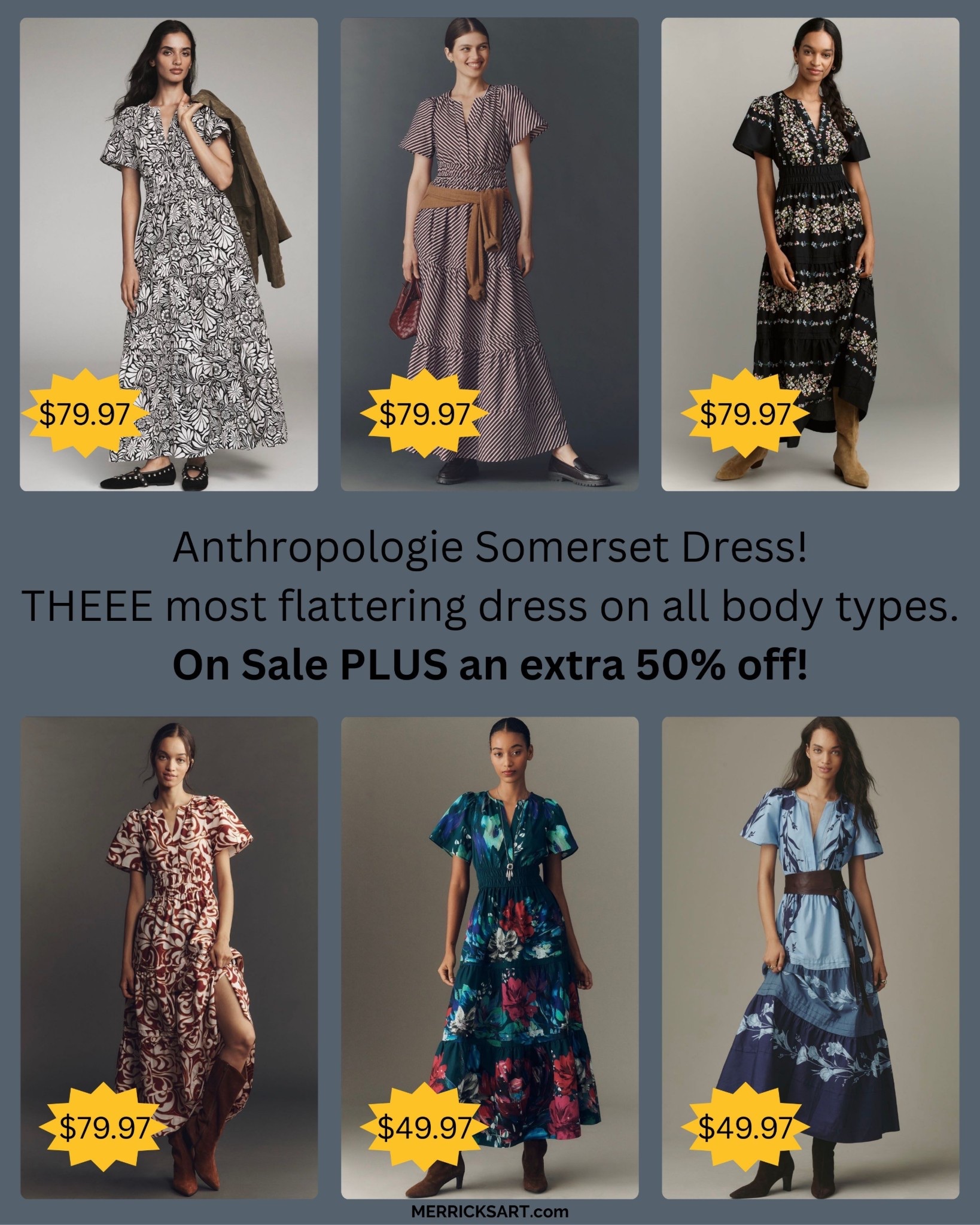 Anthropologie’s  Somerset dress has thousands of 5 ⭐️ reviews for a reason. It is a timeless, classic fit that looks good on everyone. I’m blown away that you could grab one for less than $50!! All Anthro sale is an additional 50% off today.

#LTKSaleAlert #LTKgrwm