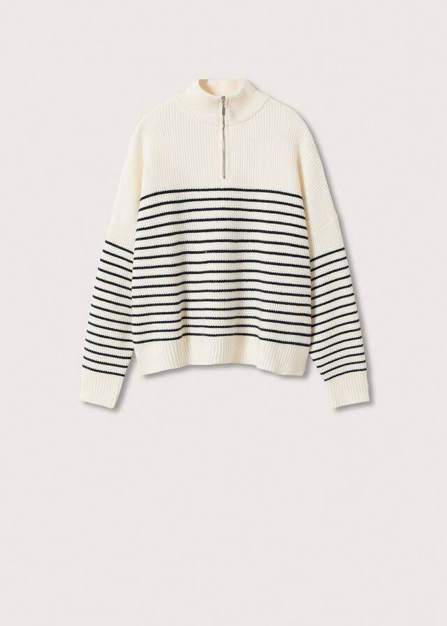 Striped knit sweater -  Women | Mango USA | MANGO (US)