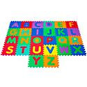 Hey! Play! Nontoxic Interlocking Foam Tile Play Mat with Letters | HSN
