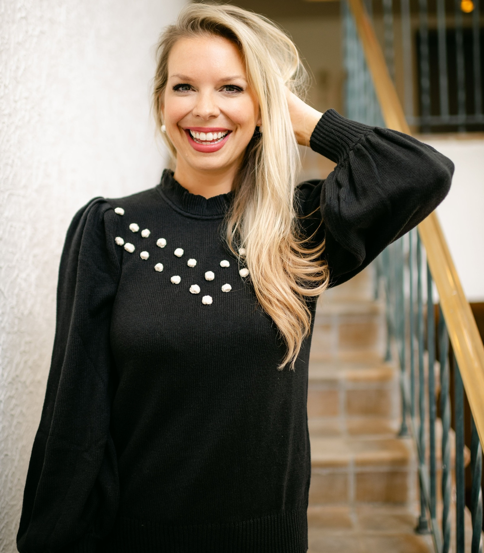 Pom pom ballooon sleeve statement sweater! #statementsweater #pompomsweater #summersalt

#LTKSeasonal #LTKsalealert #LTKstyletip