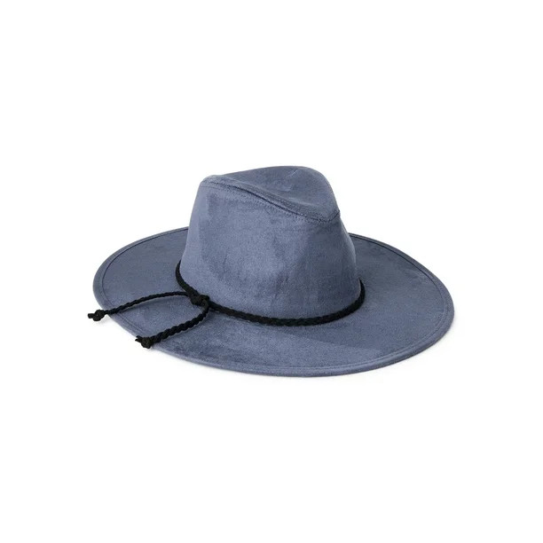 Time & Tru Faux Suede Fedora | Walmart (US)