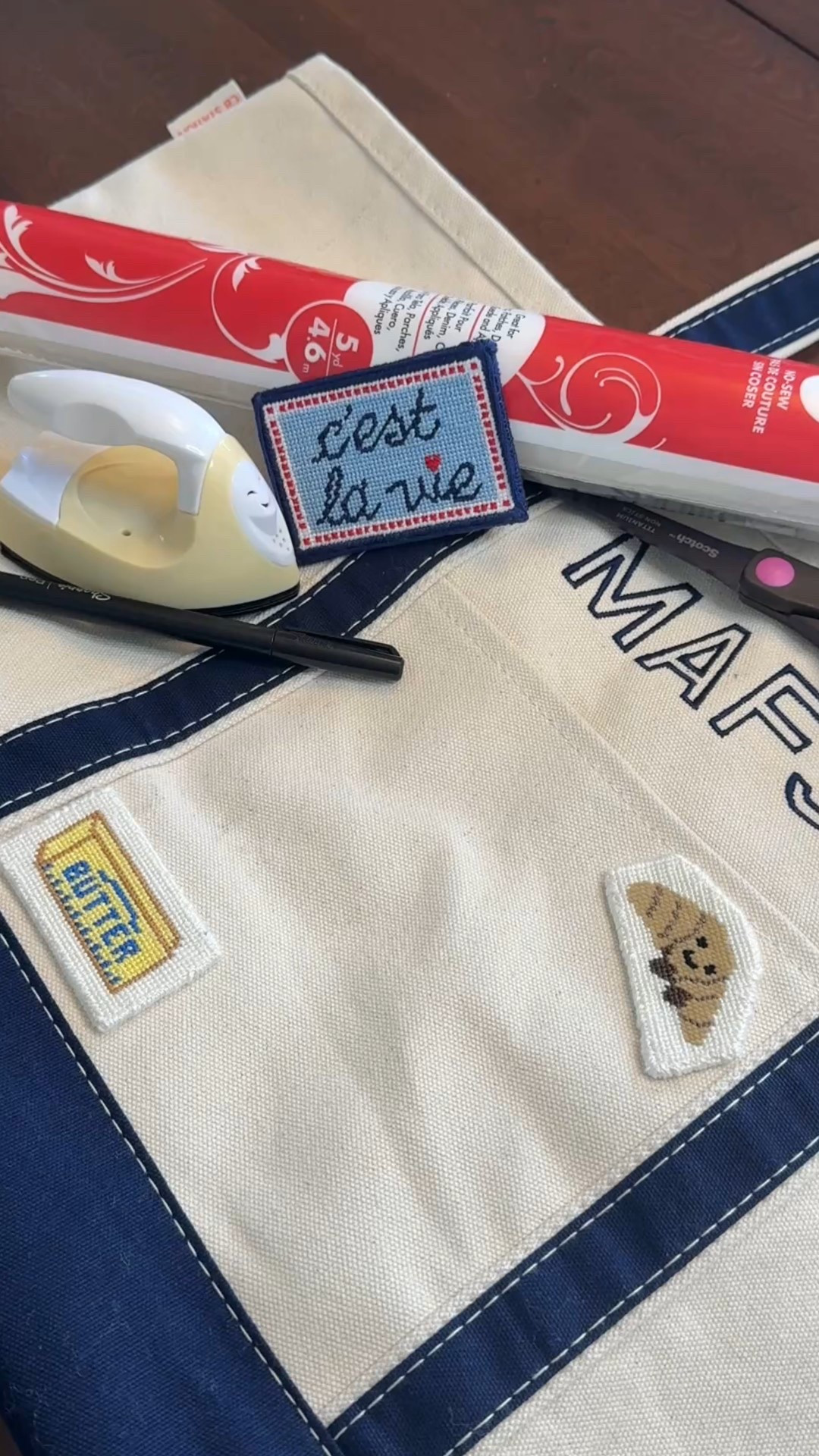 What I use to secure my needlepoint bag patch! 

#LTKmomlife #LTKActive #LTKTravel