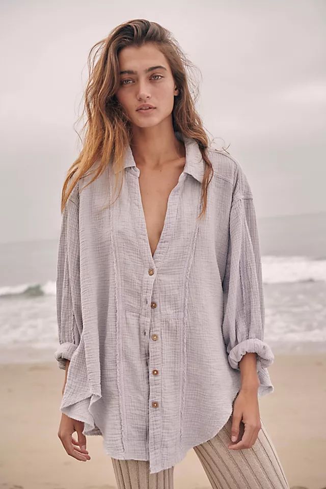 Cali Buttonthrough Top | Free People (Global - UK&FR Excluded)