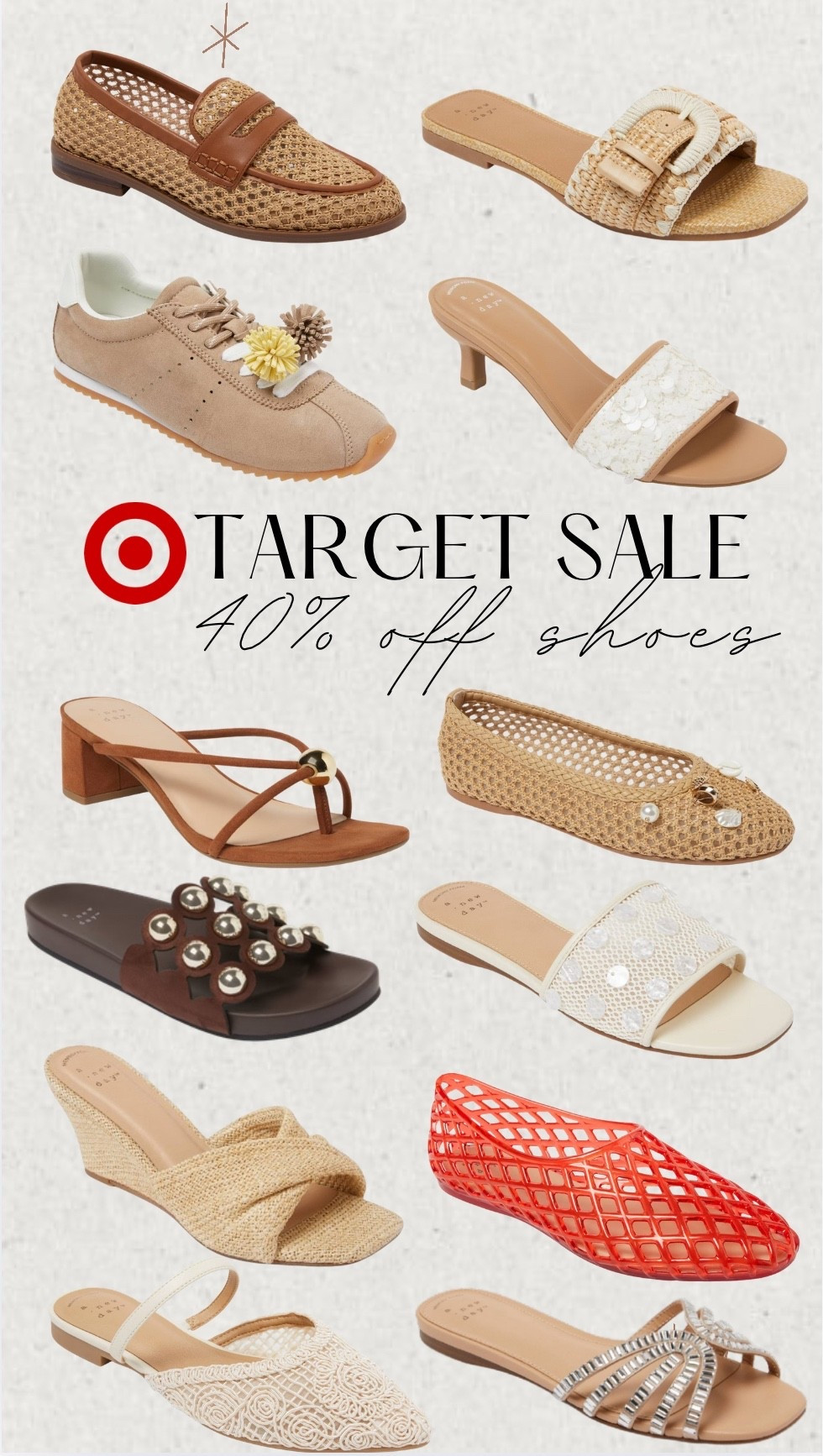 Target 40% off shoes!!

#LTKSaleAlert