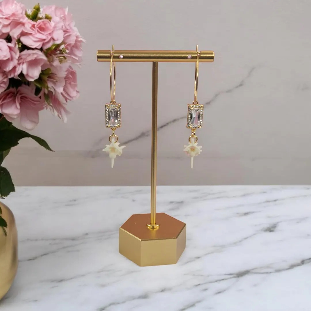 Gilded Remains Earrings | Hallows Eve Oddity Jewelry | Etsy (US)