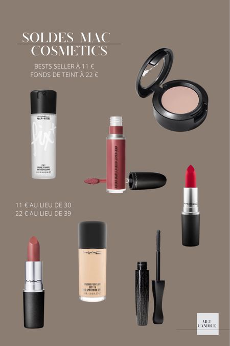 SOLDES MAC COSMETICS ! 
Pour le single’s day MAC met tous bests seller à 11 € et tous ses fonds de teint Studios Fix à 22 € ! De quoi faire de sacrées économies car les prix en temps normal sont d’environ 30 à 40 euros ! Cela dure un jour seulement, et c’est l’occasion de refaire vos stocks de produits de beauté avant les fêtes de fin d’année ! 

Bonus : 
• -10% sur votre première commande ! 
• Frais de livraison offerts à partir de 40 € d’achats !

Pour ma part, je les ai tous testé (j’ai même fait la séance de maquillage MAC) et j’ai une grande préférence pour le rouge à lèvres “matte Mehr” qui passe à 11 € au lieu de 23,50 € juste pour le single’s day ! 

#Ltkcosmetics #ltkeurope #ltku #ltkseasonal #ltksales

#LTKCyberweek #LTKsalealert #LTKbeauty