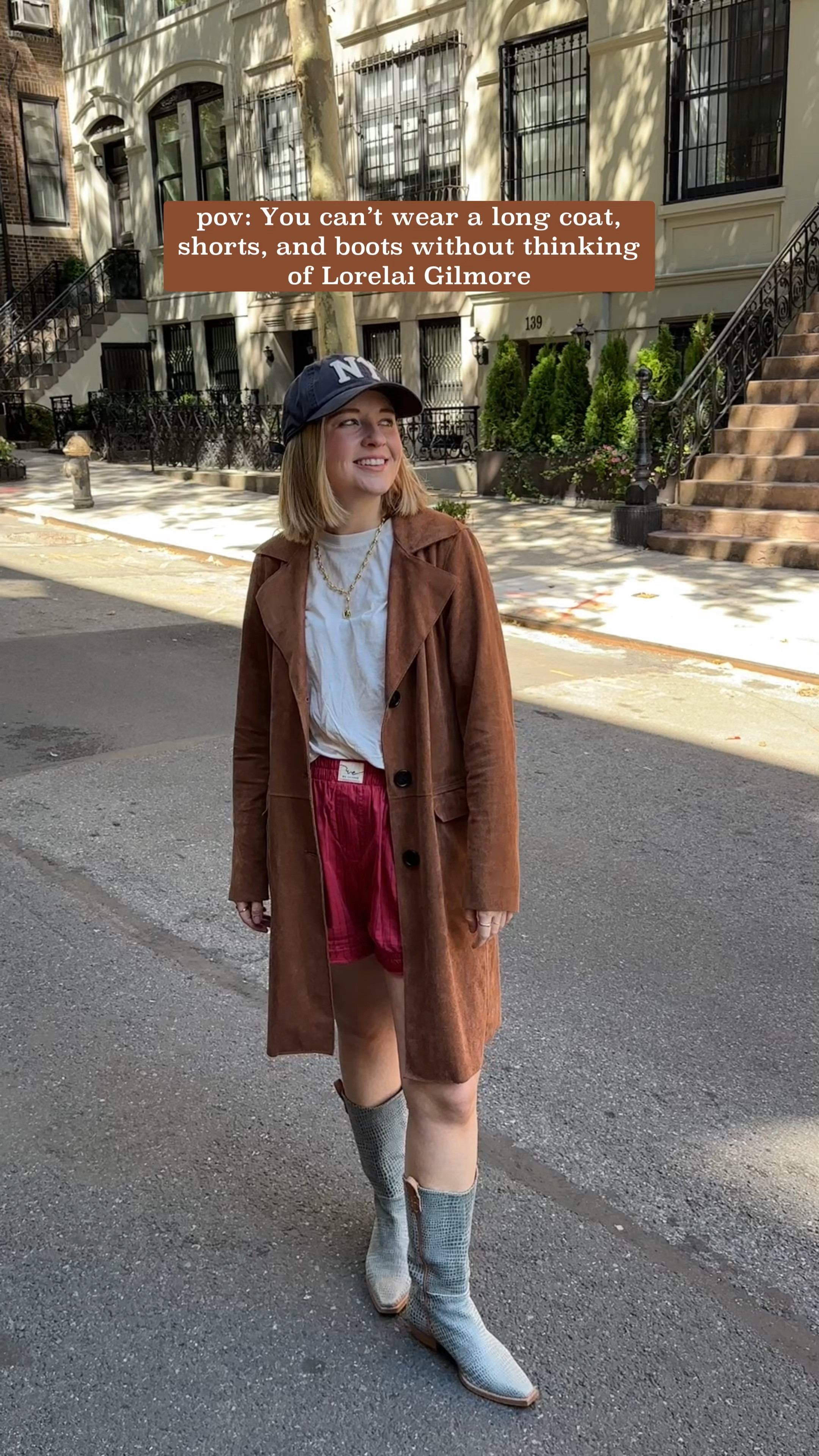 an outfit recipe that always makes me think of Lorelai Gilmore: boots, long coat, and shorts 🤎☕️ anyone else? 


#LTKStyleTip #LTKFindsUnder50 #LTKFallSale
