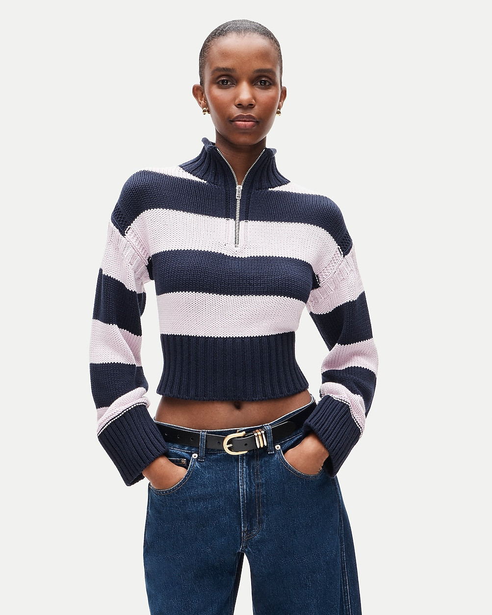 Tiny Rollneck™ in rugby stripe | J. Crew US