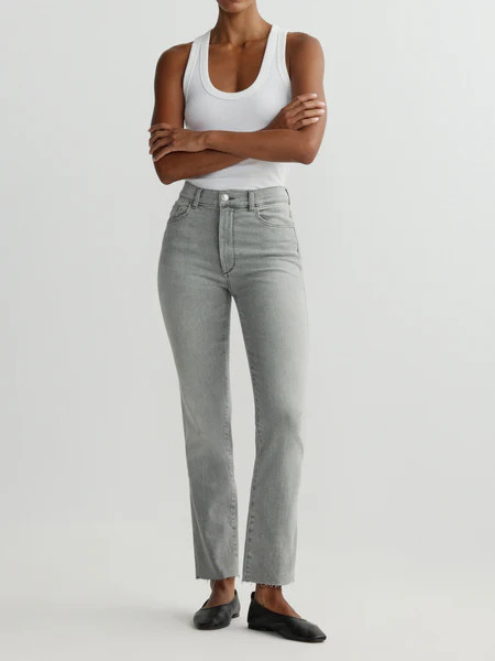 Halle Straight High Rise Instasculpt™ 29" Jeans | Lt Smoke | DL 1961 Women