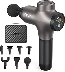Mebak 3 Massage Gun, Massage Gun Deep Tissue for Athletes, Professional Muscle Percussion Massage... | Amazon (US)