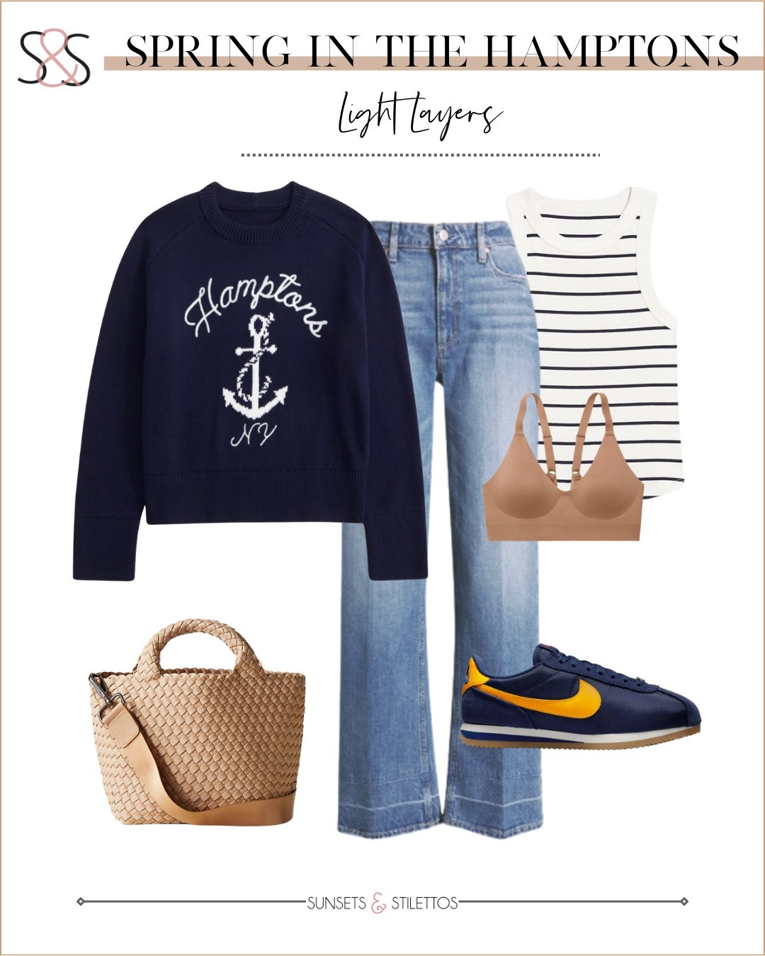 A sweatshirt and jeans with a pop of color is a great spring outfit! Perfect for a casual weekend 

Sunsets and Stilettos, workwear, Nike Cortez sneakers 

#LTKOver40 #LTKFindsUnder50 #LTKStyleTip