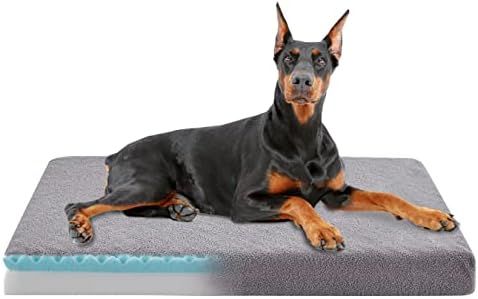 WATANIYA PET Waterproof Dog Beds for Large Dogs, Washable Orthopedic Dog Bed with Cooling Gel Memory | Amazon (US)