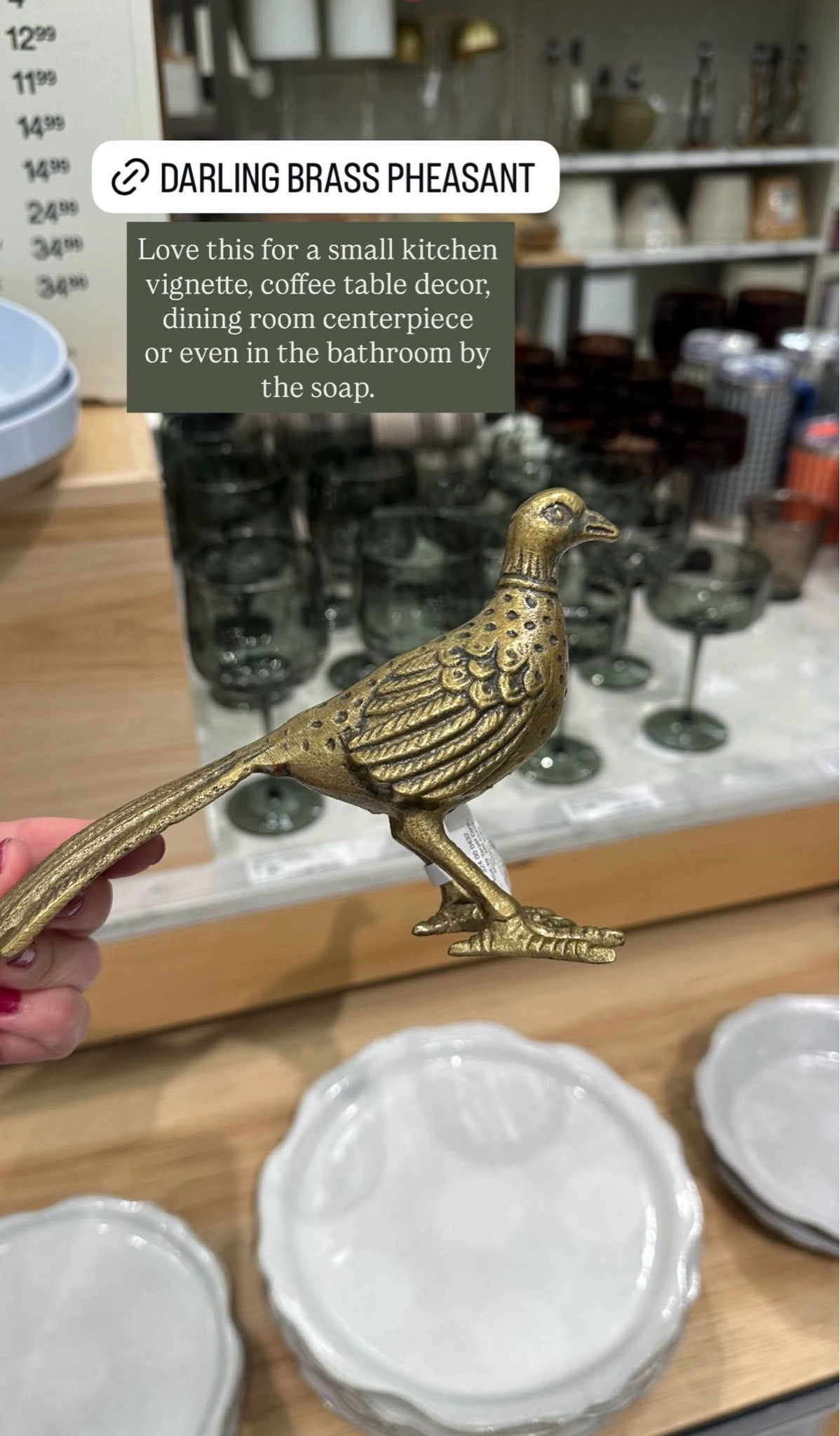 Love this little brass pheasant for Fall decorating!

#LTKHome #LTKSeasonal