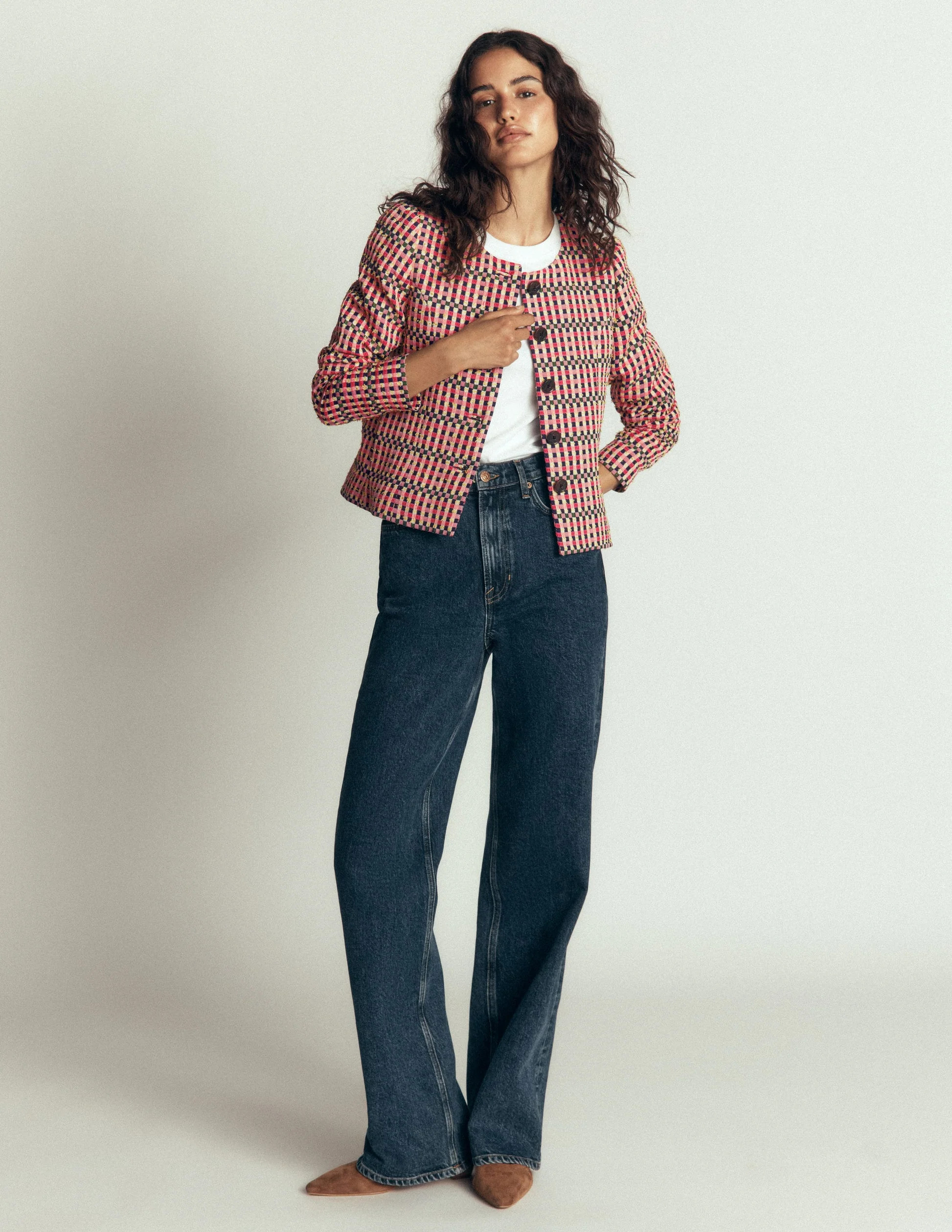 Salisbury Puff Sleeve Jacket-Multi | Boden (US)