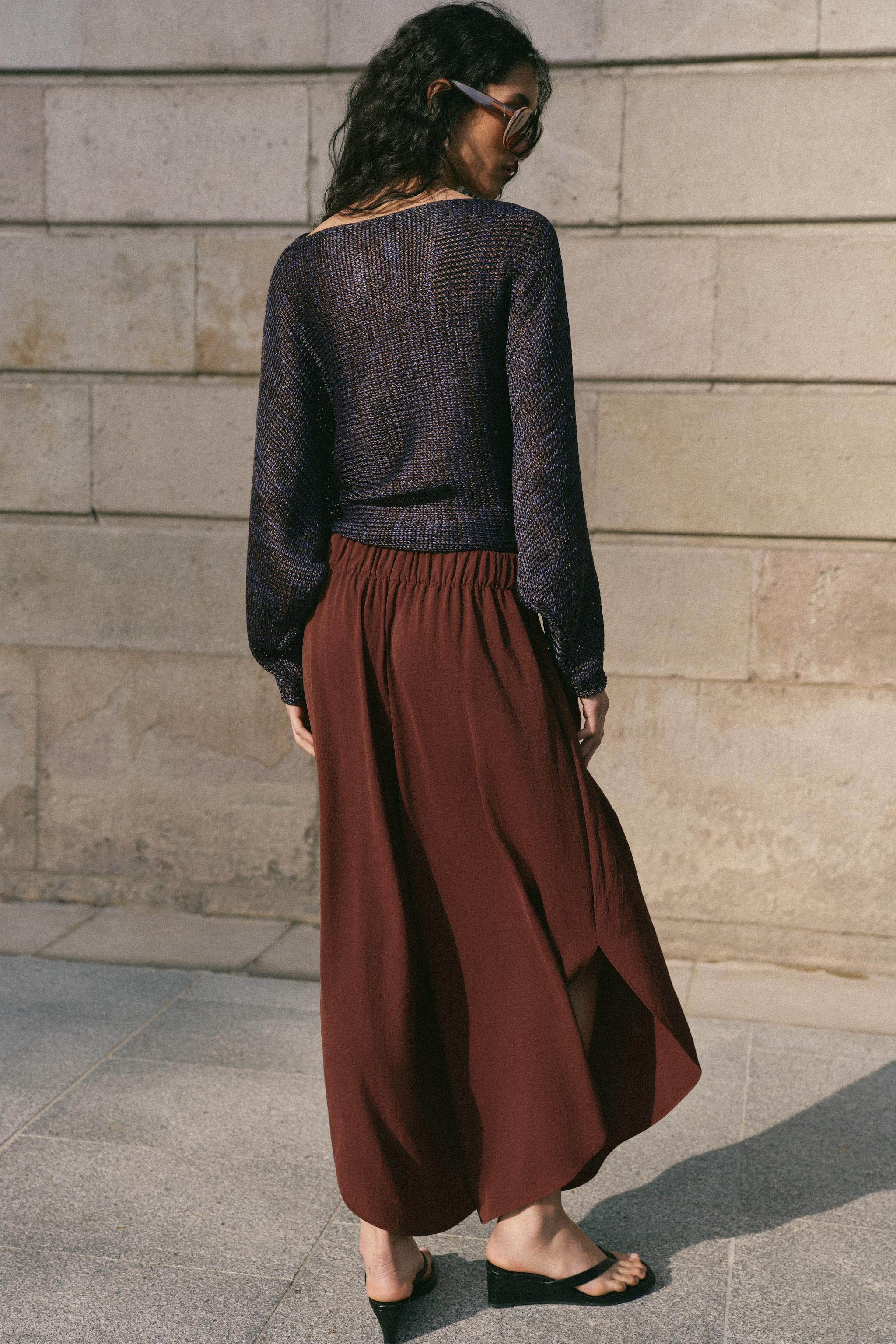 FLOWING TROUSERS WITH VENTS | Zara UK