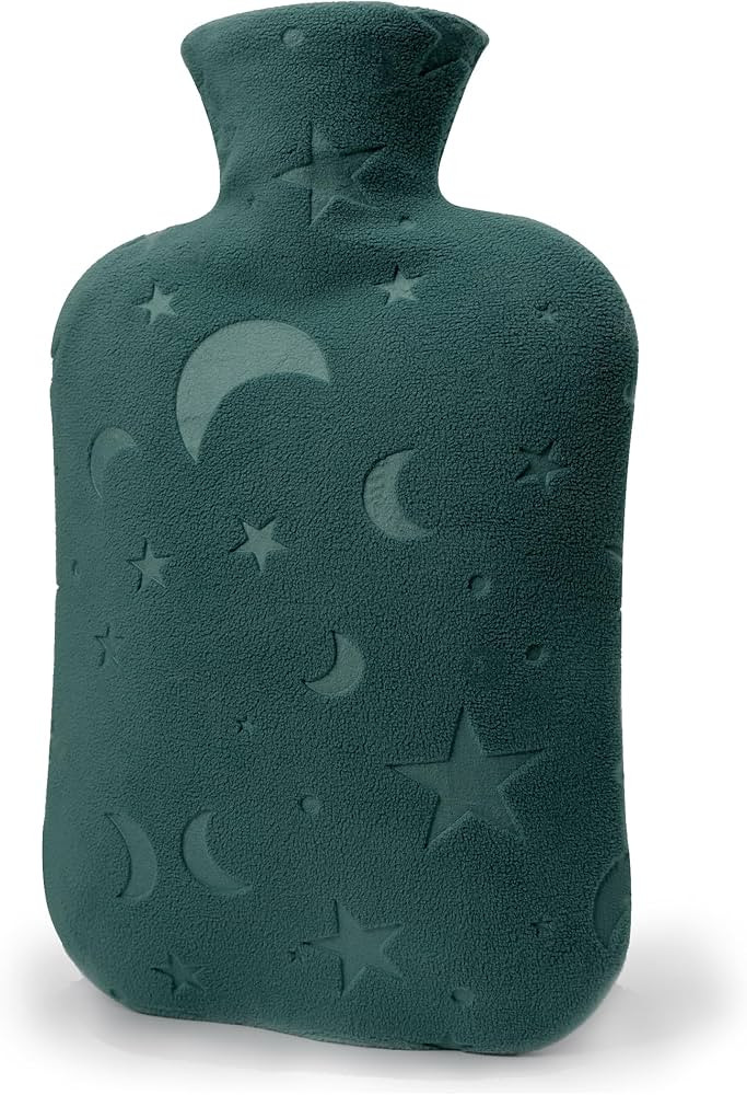 Hot Water Bottle with Soft Cover, 2L Hot Water Bag for Menstrual Cramps, Neck and Shoulder Pain R... | Amazon (US)