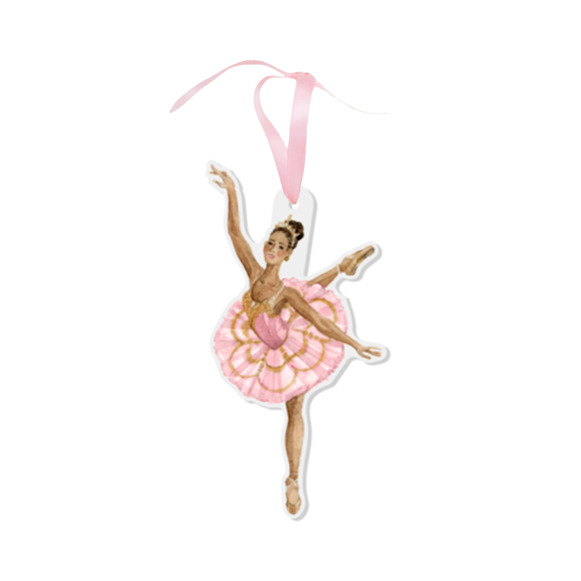 Barely Blemished Sugar Plum Fairy Nutcracker Ballerina Watercolor Ornament — Simply Jessica Mar... | Simply Jessica Marie