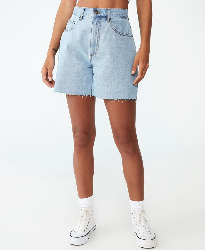 COTTON ON Women's A-Line Denim Shorts & Reviews - Shorts - Juniors - Macy's | Macys (US)