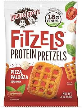 Lenny & Larry's Pizza Palooza FITZELS- Savory Pretzel Snacks Incredibly Tasty High Protein, Salty... | Amazon (US)