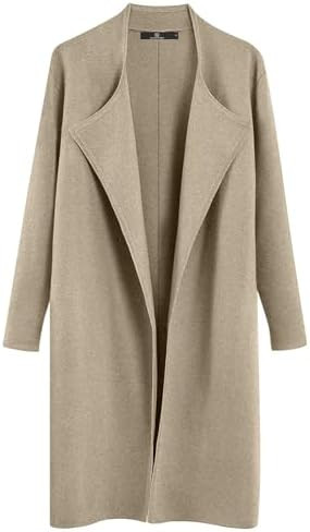 LILLUSORY Women's Long Cardigan Sweaters Oversized Fall Dressy Coatigan Jackets Trendy Knit Winte... | Amazon (US)