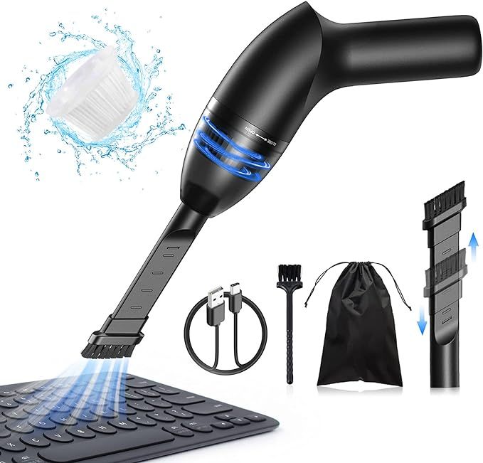 Hayousui 4.3Kpa Keyboard Vacuum Cleaner Mini：Handheld Computer Vacuum Cordless for Car Laptop S... | Amazon (US)