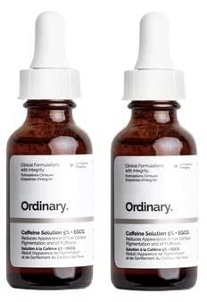 2 Packs Of The New Ordinary Caffeine Solution 5% + EGCG Oil Control Face Serum,30ml | Amazon (US)