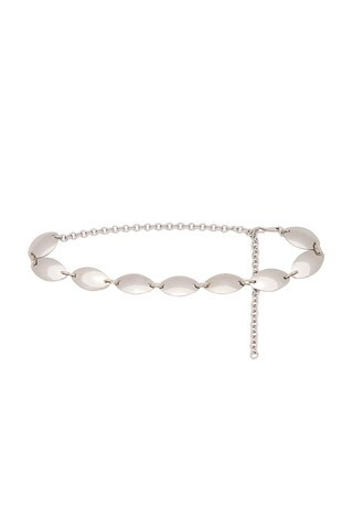 Chain Belt in Silver | Revolve Clothing (Global)