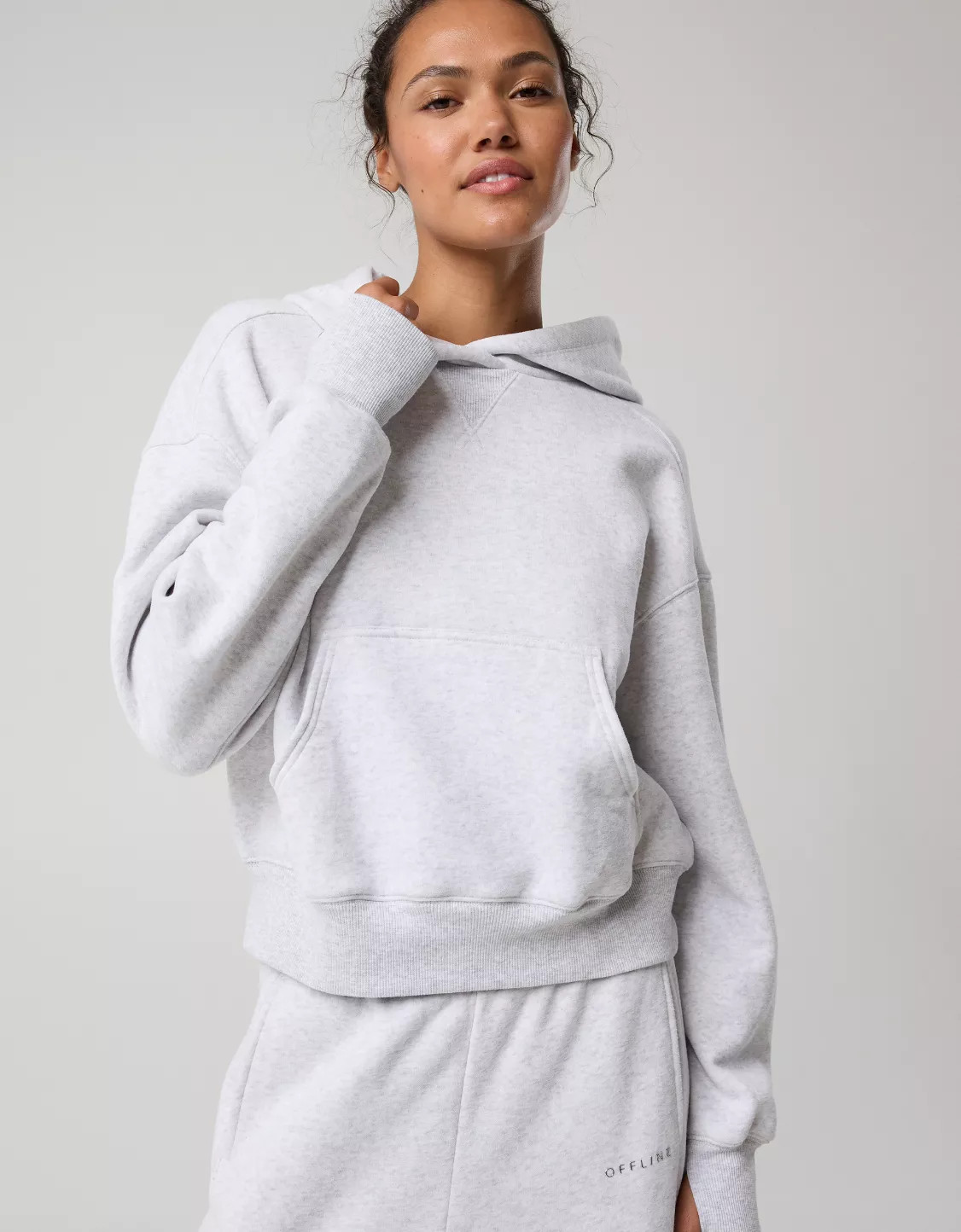 OFFLINE By Aerie Cloud Fleece Classic Length Hoodie | Aerie