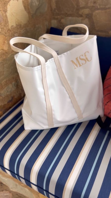 Simple & Neutral🤍 and the BEST beach bag ever! Lots of colors, waterproof, and 3 different sizes. This is the large. Monogrammed it myself and love the simplicity 🤍

#LTKSeasonal #LTKtravel #LTKswim