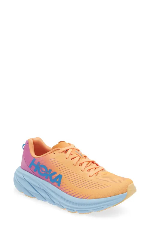 HOKA Rincon 3 Running Shoe in Mock Orange /Cyclamen at Nordstrom, Size 8.5 | Nordstrom