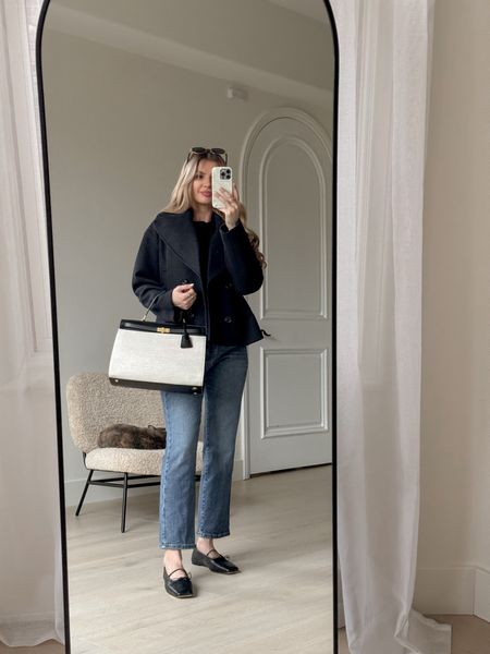 Old Money Aesthetics Spring Outfit Idea 🤍 Wearing t-shirt size S, coat XS , jeans 4 #oldmoneystyle #oldmoney #oldmoneyoutfit #balerinas #jeans #coat #springoutfit 

#LTKSeasonal #LTKfindsunder100 #LTKfindsunder50