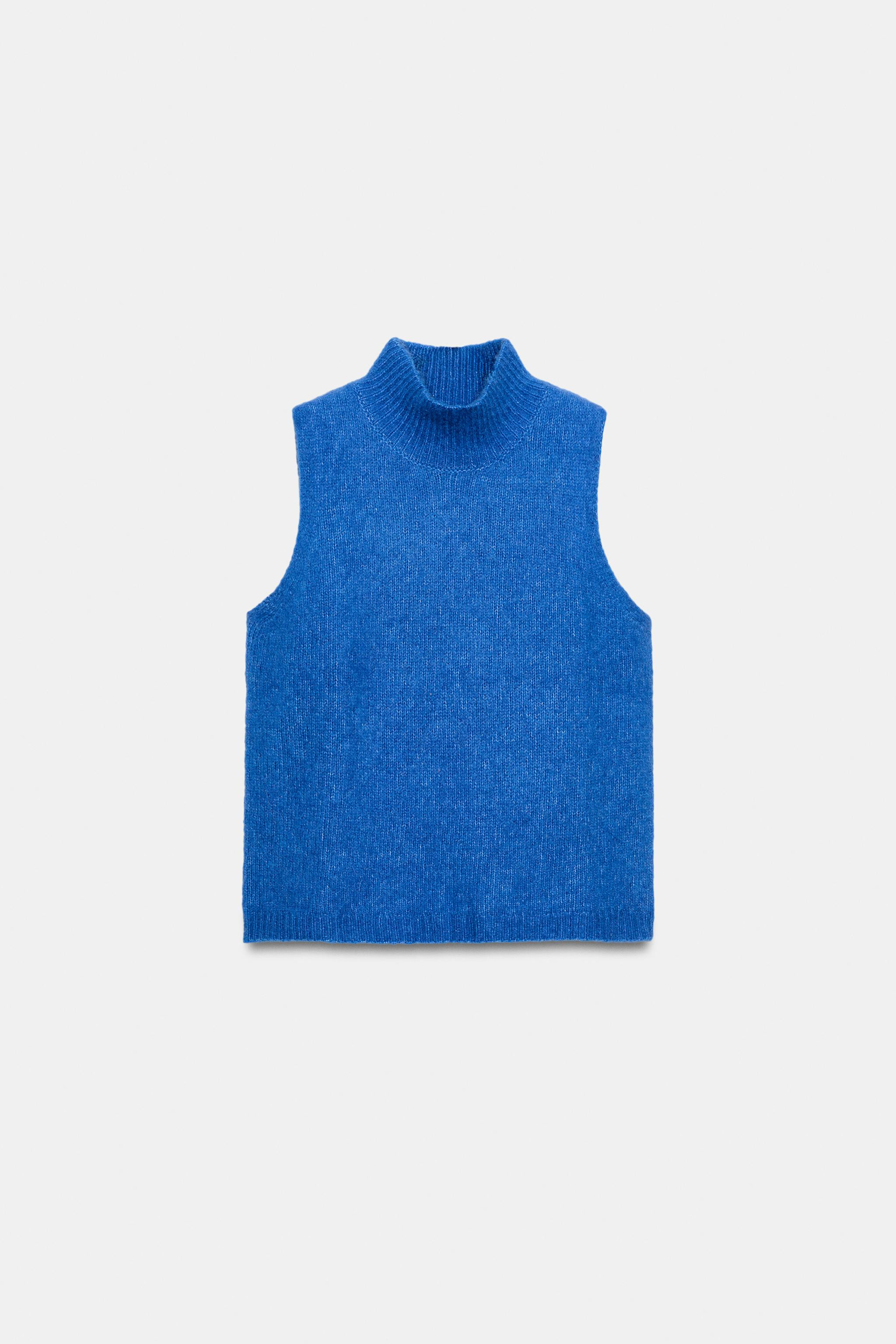 WOOL BLEND KNIT VEST | Zara AU