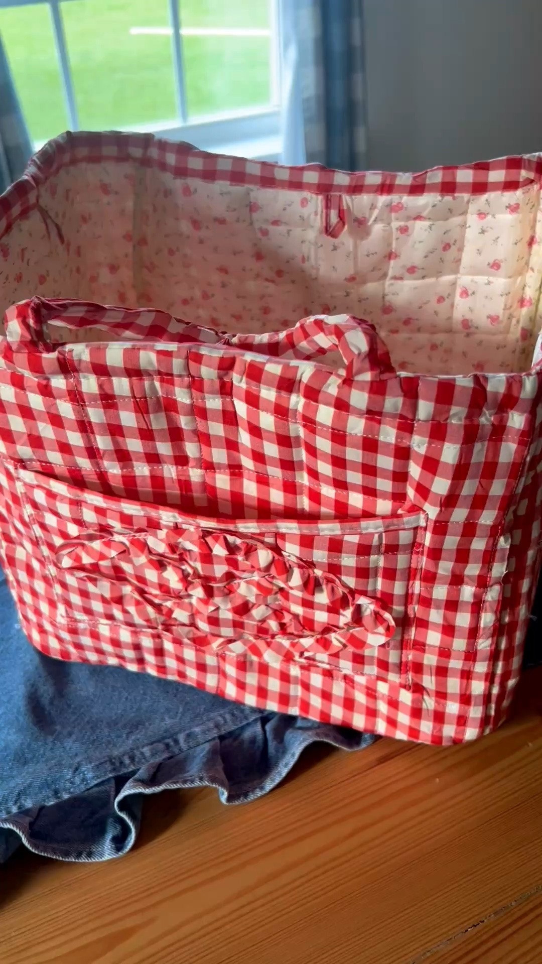 Quilted basket 
Organizer 
I bought this to organize my car.
So many uses.
Lightweight

#LTKHome #LTKmomlife #LTKdayinmylife