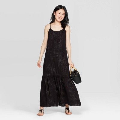 Women's Sleeveless Halter Neck Maxi Dress - A New Day™ | Target