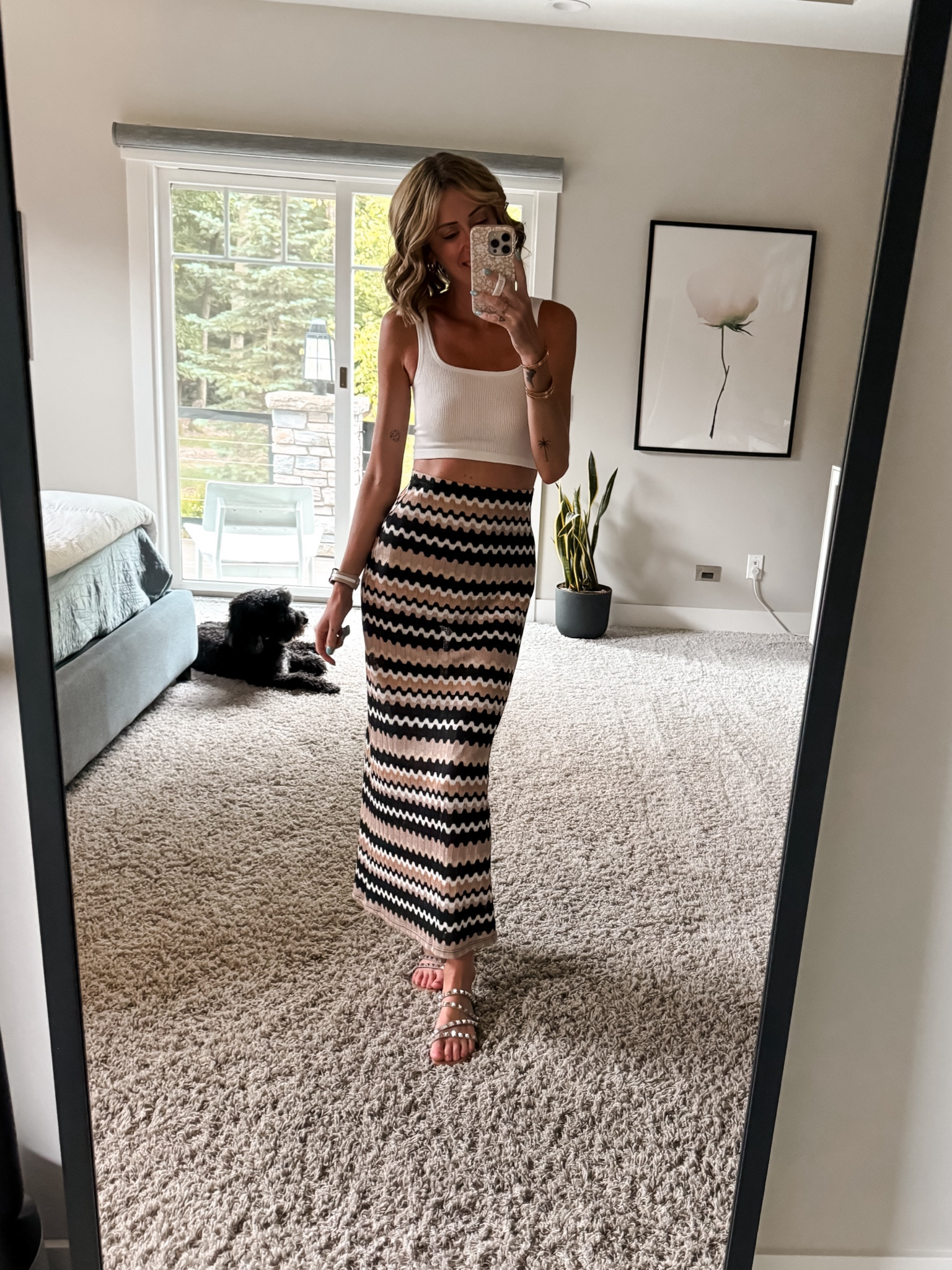 Crochet maxi skirt show me your mumu beach style for vacation 