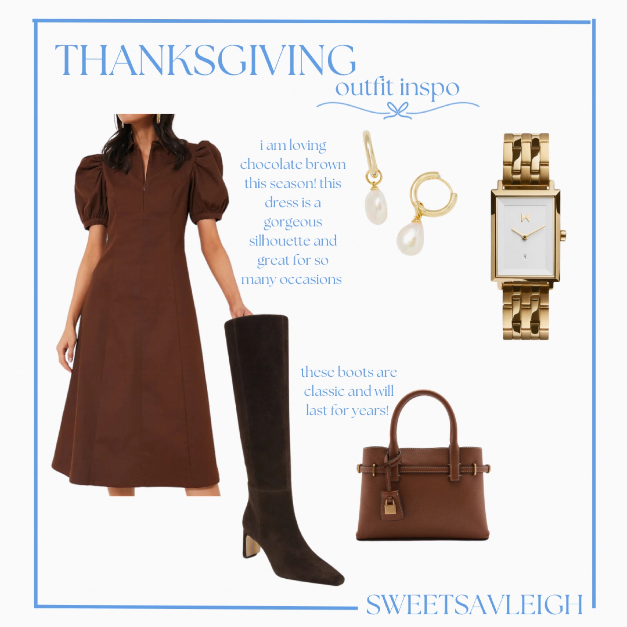 Thanksgiving outfit idea | brown dress, brown boots, suede boots 

#LTKHoliday #LTKStyleTip #LTKSeasonal