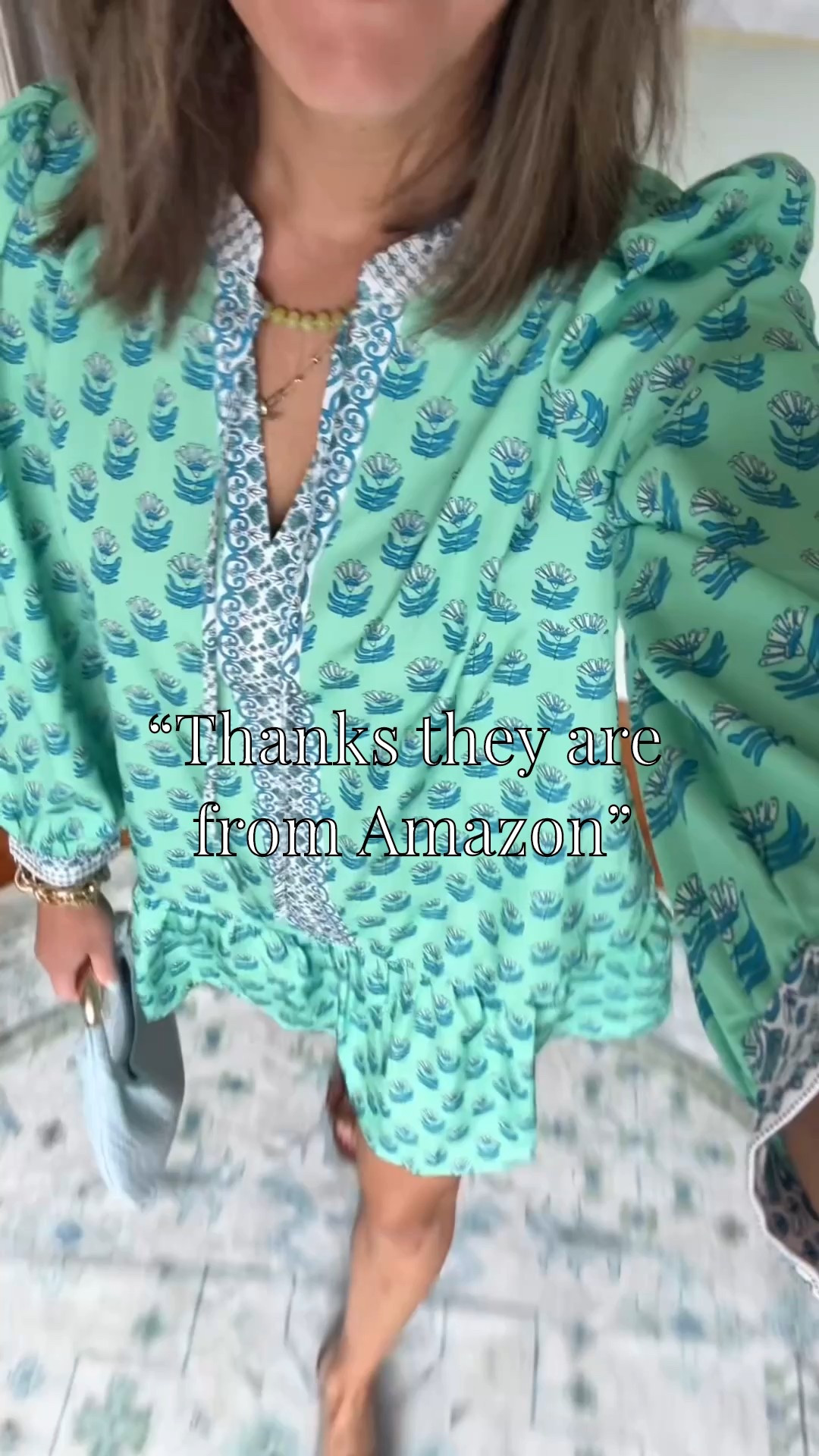 In a small in all and run TTS! FYI: I like to be transparent and these are polyester. I understand some don’t love that, but I felt the price and style outweighed the fabric!