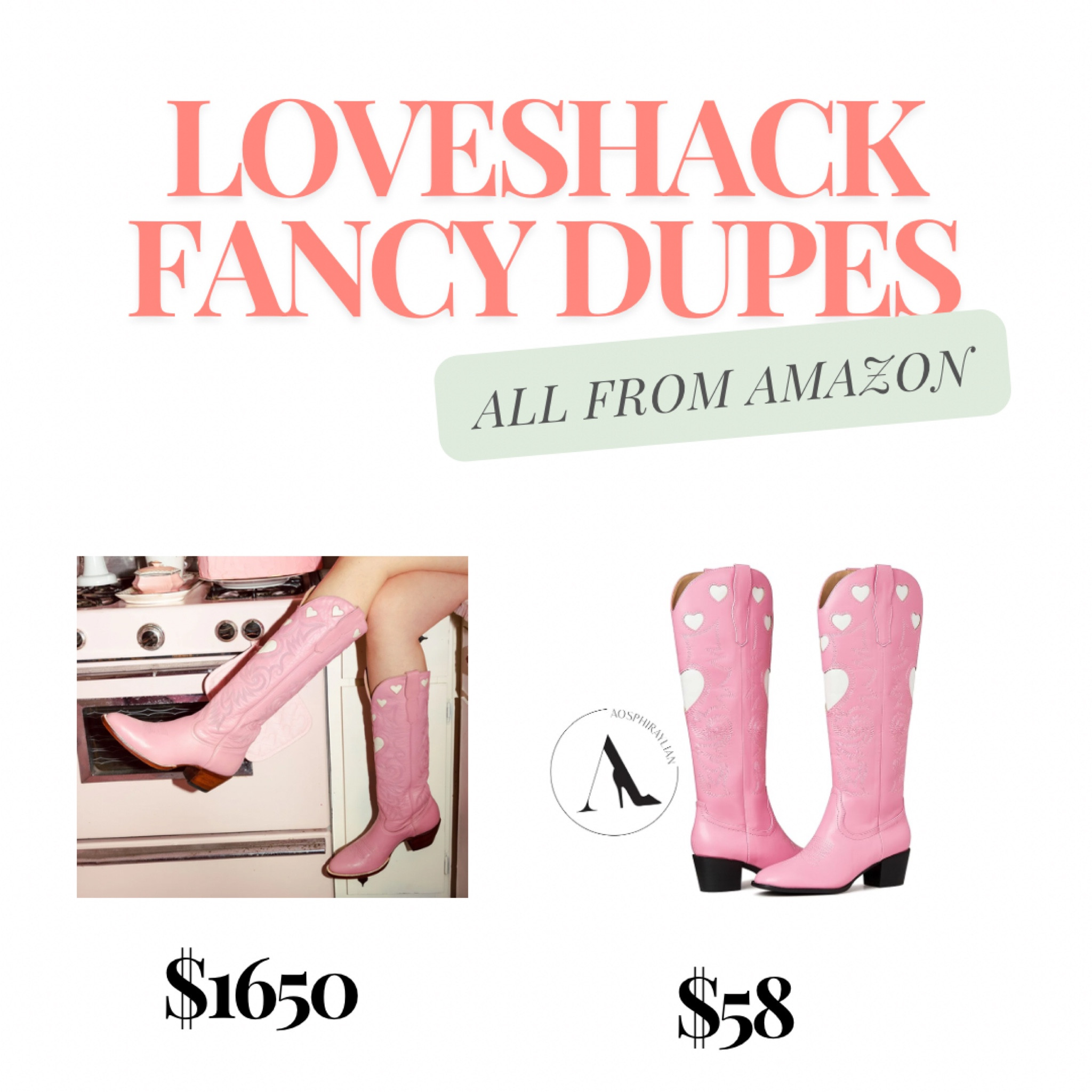 LOVESHACKFANCY BOOTS LOOKALIKE😇🌸💓

#LTKSeasonal #LTKStyleTip #LTKFindsUnder100