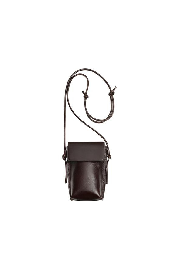 LEATHER CROSSBODY BAG | Zara US
